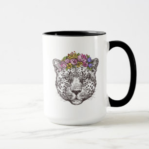 Mug Hippie de léopard chic