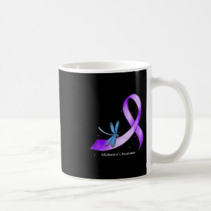 Mug Hippie Dragonfly Purple Ribbon Heims Sensibilisati