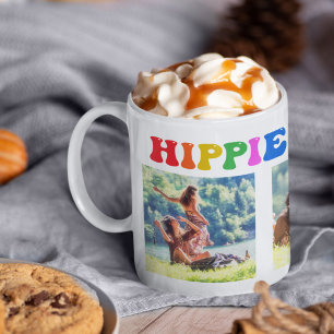 Mug Hippie Holidays Custom Retro les années 70 Photo C