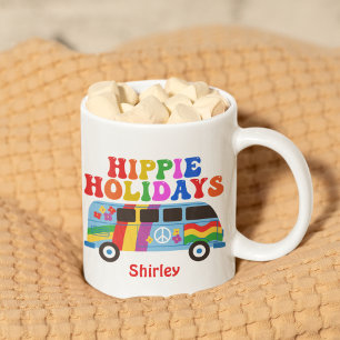 Mug Hippie Vacances Cute Retro les années 70 Personnal
