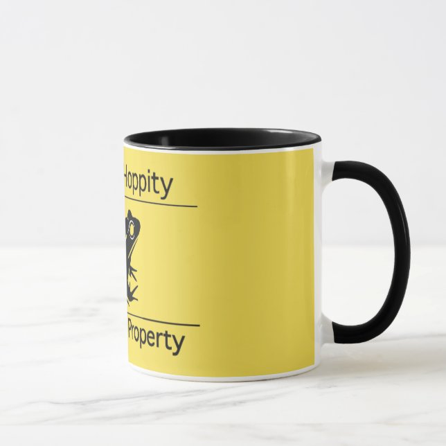 Mug Hippity Hoppity obtiennent outre de ma liberté (Droite)
