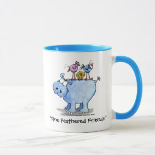 Mug Hippo - Amis en plumes fines