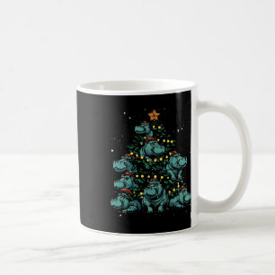 Mug Hippo Arbre de Noël Hippopotame Afrique Animal Xm