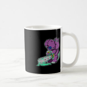 Mug Hippo déplaisant Vaporwave effrayant animal Chippo