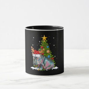 Mug Hippo Fiona Arbre de Noël Hippopotame