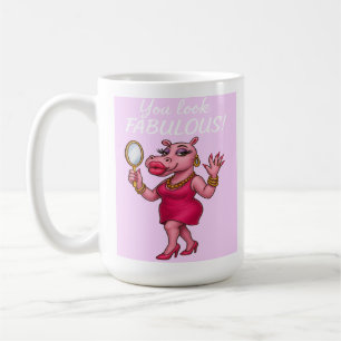 Mug Hippo haute glam - Miroir miroir Fabrique