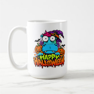 🎃🦛 Mug Hippo Joyeux Halloween 👻☕