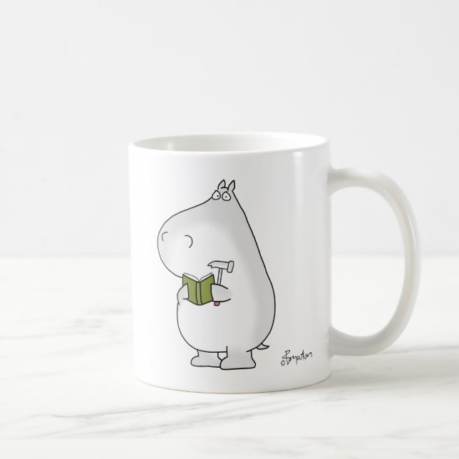 Mug Hippo Vaguely Competent par Sandra Boynton (Droite)