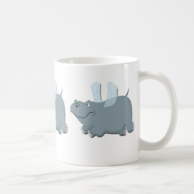 Mug Hippo volant (Droite)