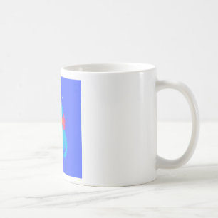 Mug Hippocampe de dessin animé bleu
