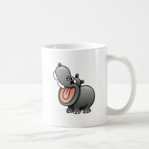 Mug Hippopotame de bande dessinée
