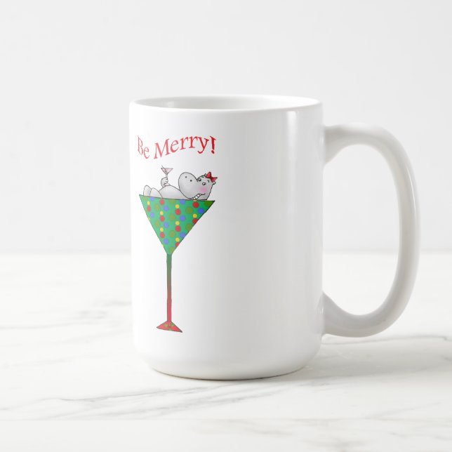 Mug Hippopotame Pompette-tini's (Droite)