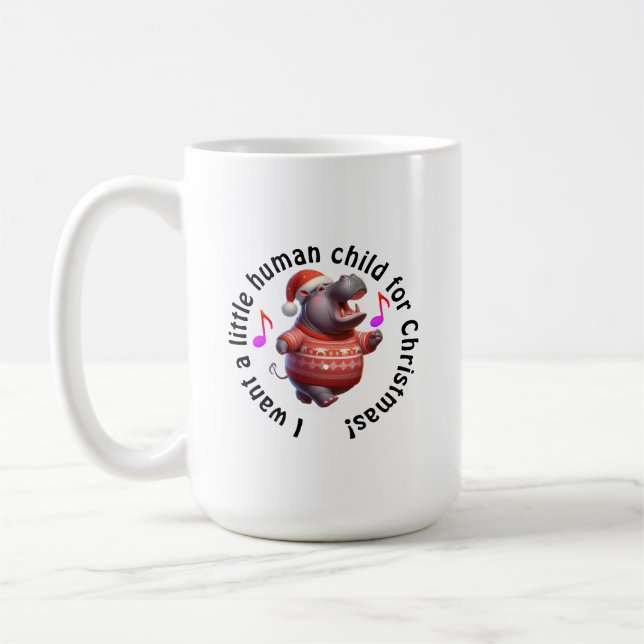 Mug Hippopotame pour la parodie de Noël (Gauche)