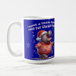 Mug Hippopotame pour la parodie de Noël