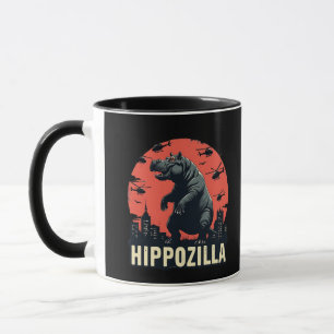 Mug Hippozilla Éffrayant Moo Deng Hippo Halloween