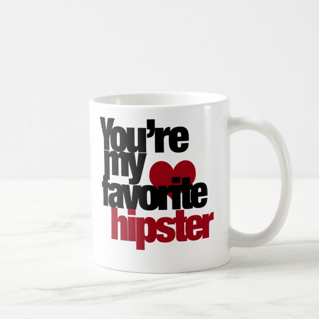 Mug Hipster favori (Droite)
