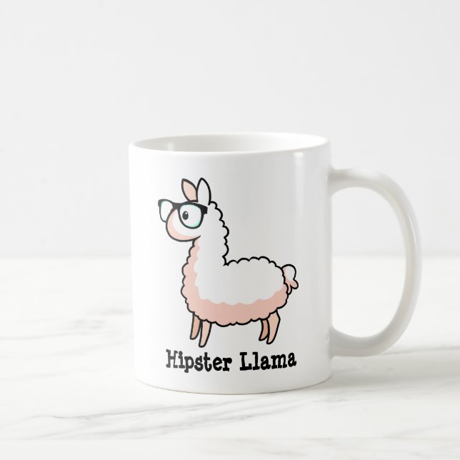 Mug Hipster Llama (Droite)
