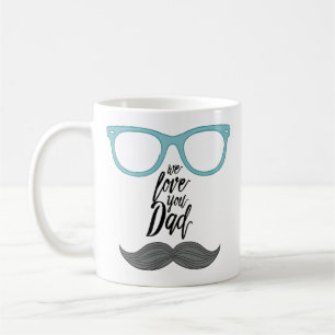Mug Hipster Papa Photo personnalisée