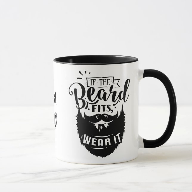 Mug hipster si la barbe convient à la braise de papa f (Droite)