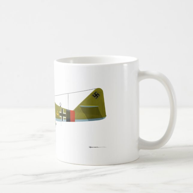 Mug Hirondelle de Messerschmitt Me-262 (Droite)