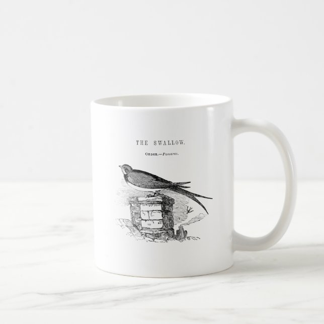 Mug Hirondelle vintage (Droite)