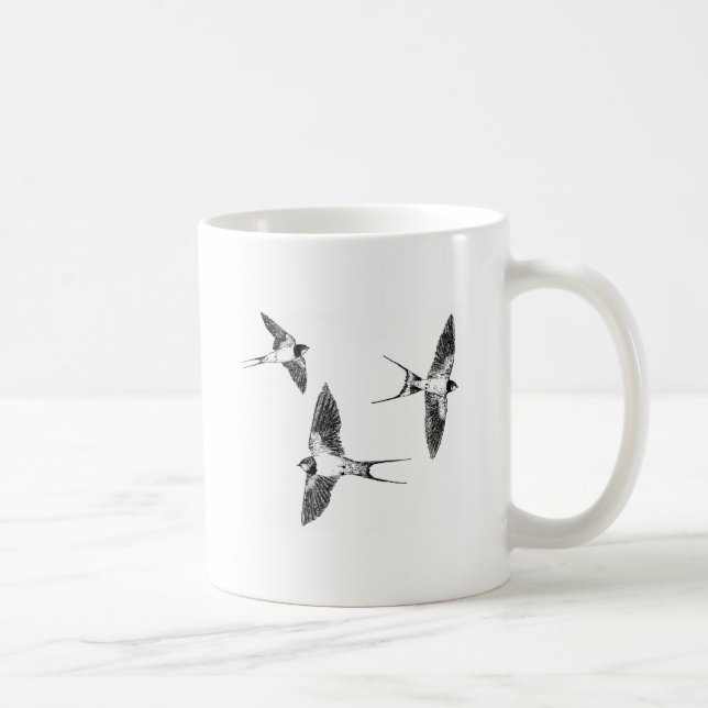 Mug Hirondelles de grange (Droite)