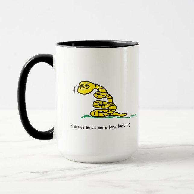 Mug Hisssss Laissez-moi tranquille les gars Parodie de (Gauche)