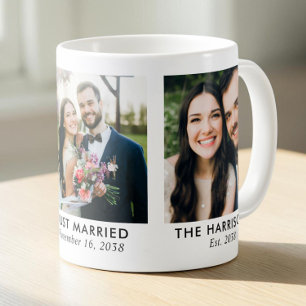 Mug Histoire d'amour personnalisée de jeunes mariés av