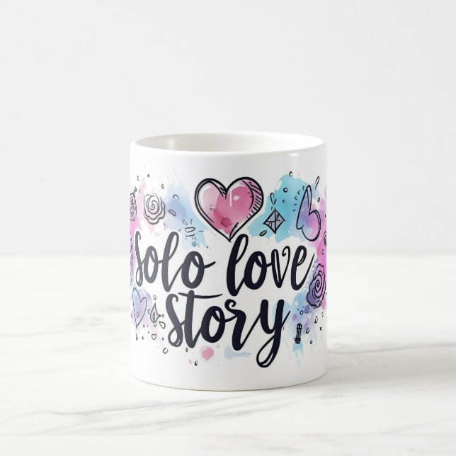 Mug Histoire d'amour solo jolie Slogan (Centre)