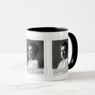 Mug Histoire des femmes : Rosa Luxembourg Citation sur