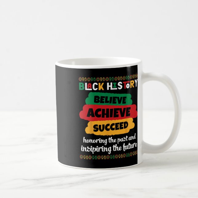 Mug Histoire des Noirs Croire Réussir et Honorer (Droite)