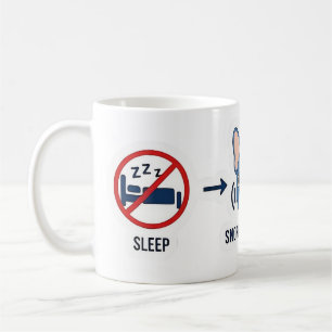 Mug Histoire drôle de l'origine du café Frenchie Maman