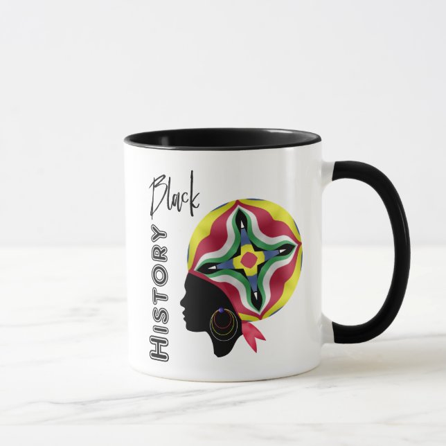 Mug Histoire noire Africaine Américaine Africaine (Droite)