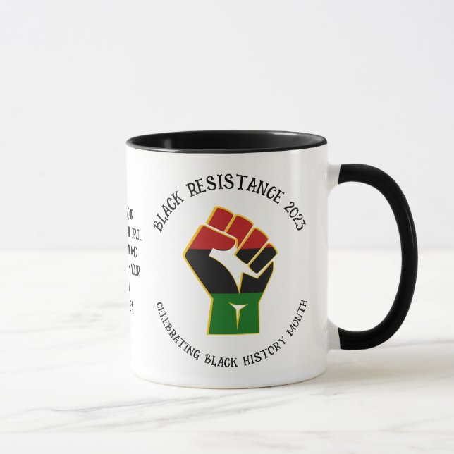 Mug HISTOIRE NOIRE MOIS 2023 Résistance (Droite)