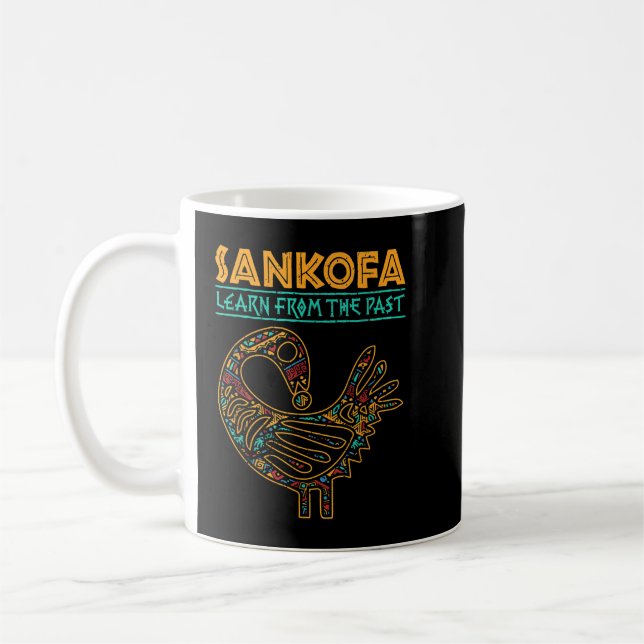 Mug Histoire noire Sankofa African Bird Junetdix (Gauche)