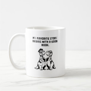 Mug Histoire préférée Amateur de bons livres Conceptio