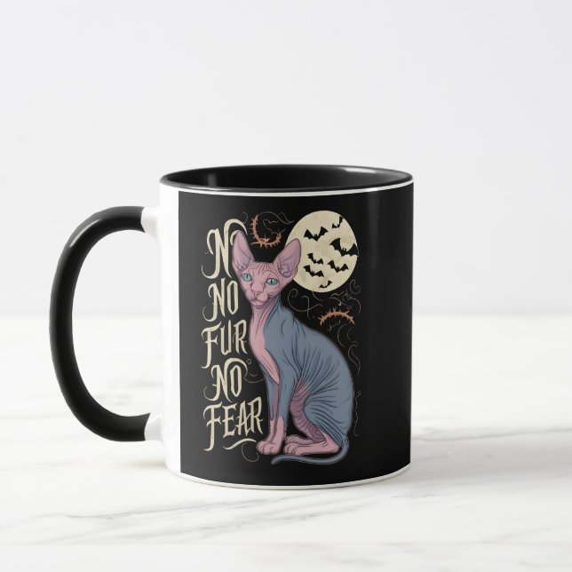 Mug Histoires d'horreur de chats Sphinx (Gauche)