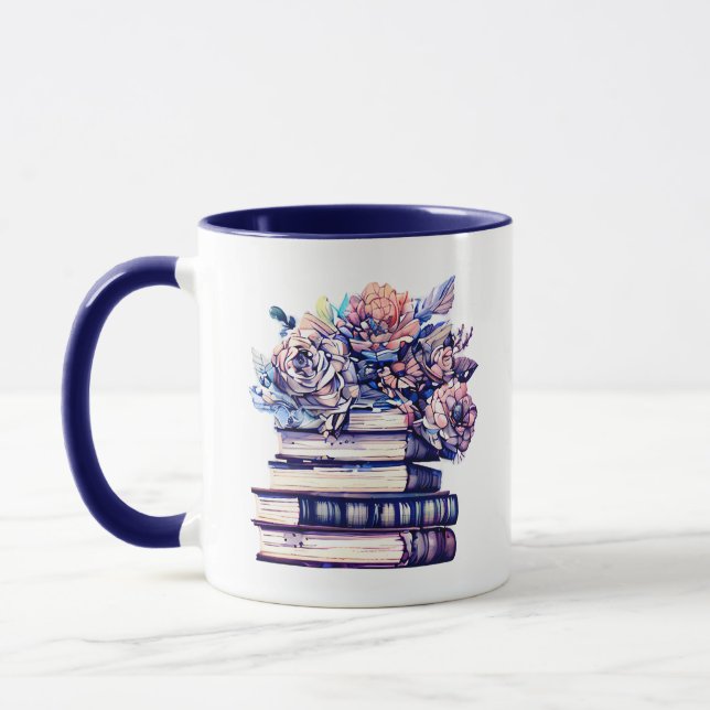 Mug Histoires Épiques Attendent | Amoureux des Livres (Gauche)