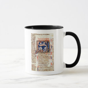 Mug Historiated parafent "S" dépeignant pape Gregory