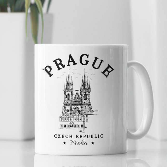 Mug Historical Landscape of Prague, Czech Republic (Créateur téléchargé)