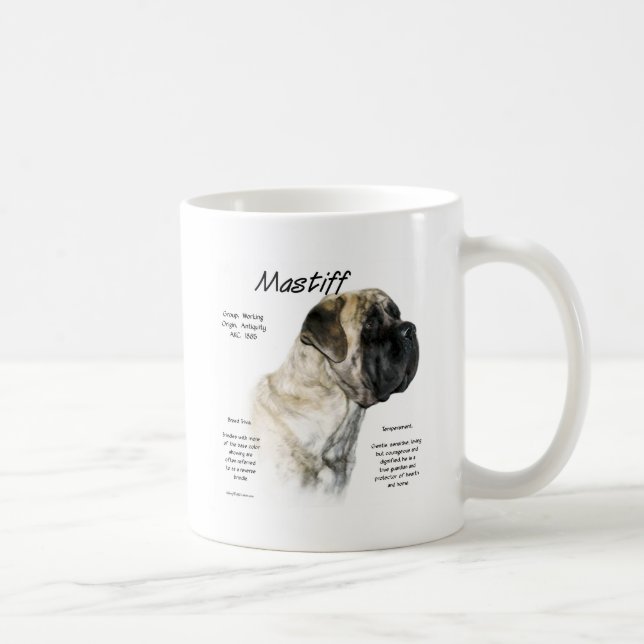Mug Historique de la mastiff... (Droite)
