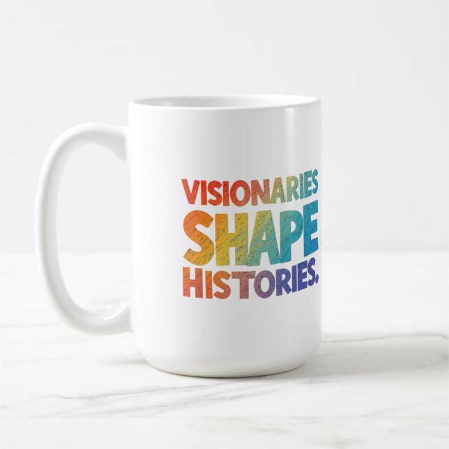Mug Historiques des formes des visionnaires (Gauche)