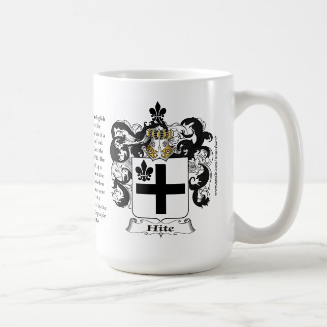 Mug Hite, l'origine, la signification et la crête (Droite)