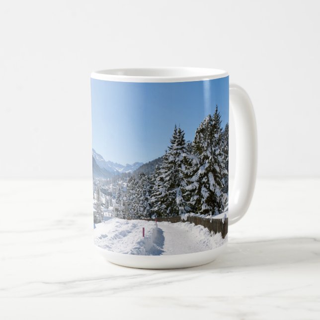 Mug Hiver à St. Moritz (Devant droit)