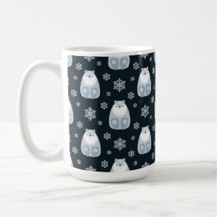 MUG HIVER BLEU & VACANCES BLANCHES OURS POLAIRES
