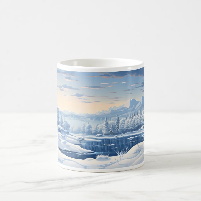 Mug Hiver Dans Le Monde De L'Imaginaire (Centre)