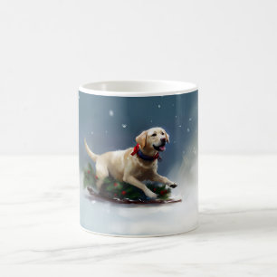 Mug hiver de Noël du Labrador