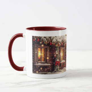 Mug hiver enneigé