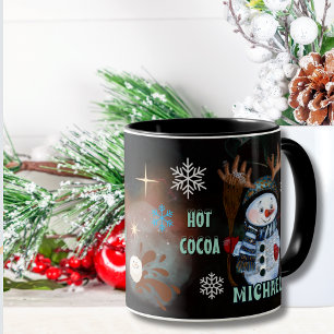 Mug Hiver Magie Enchantée bonhomme de neige Chaud caca