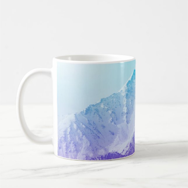 Mug Hiver montagne, hipster, pic, photo, ba (Gauche)